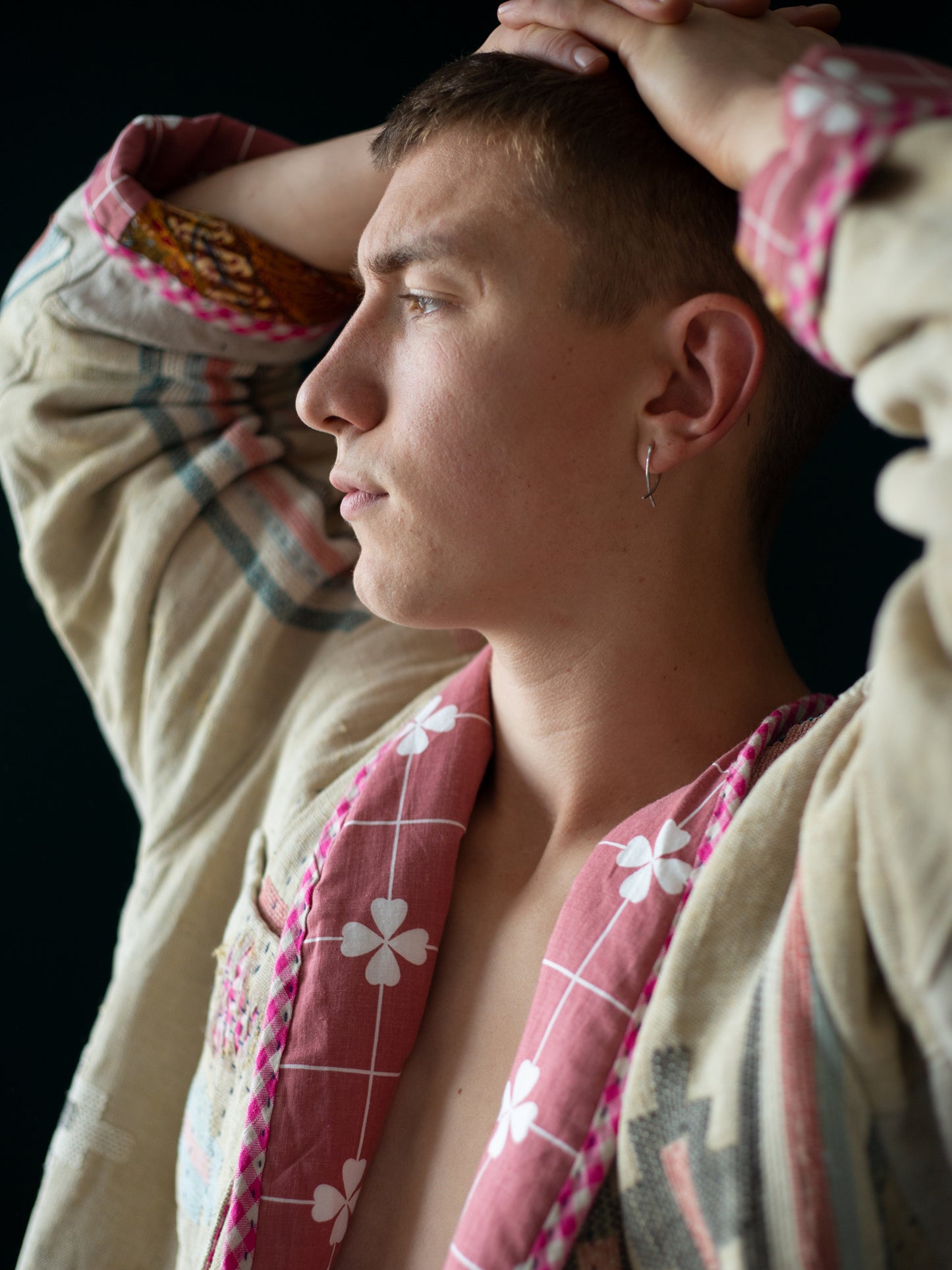 Collarless Chore Jacket - Blanket
