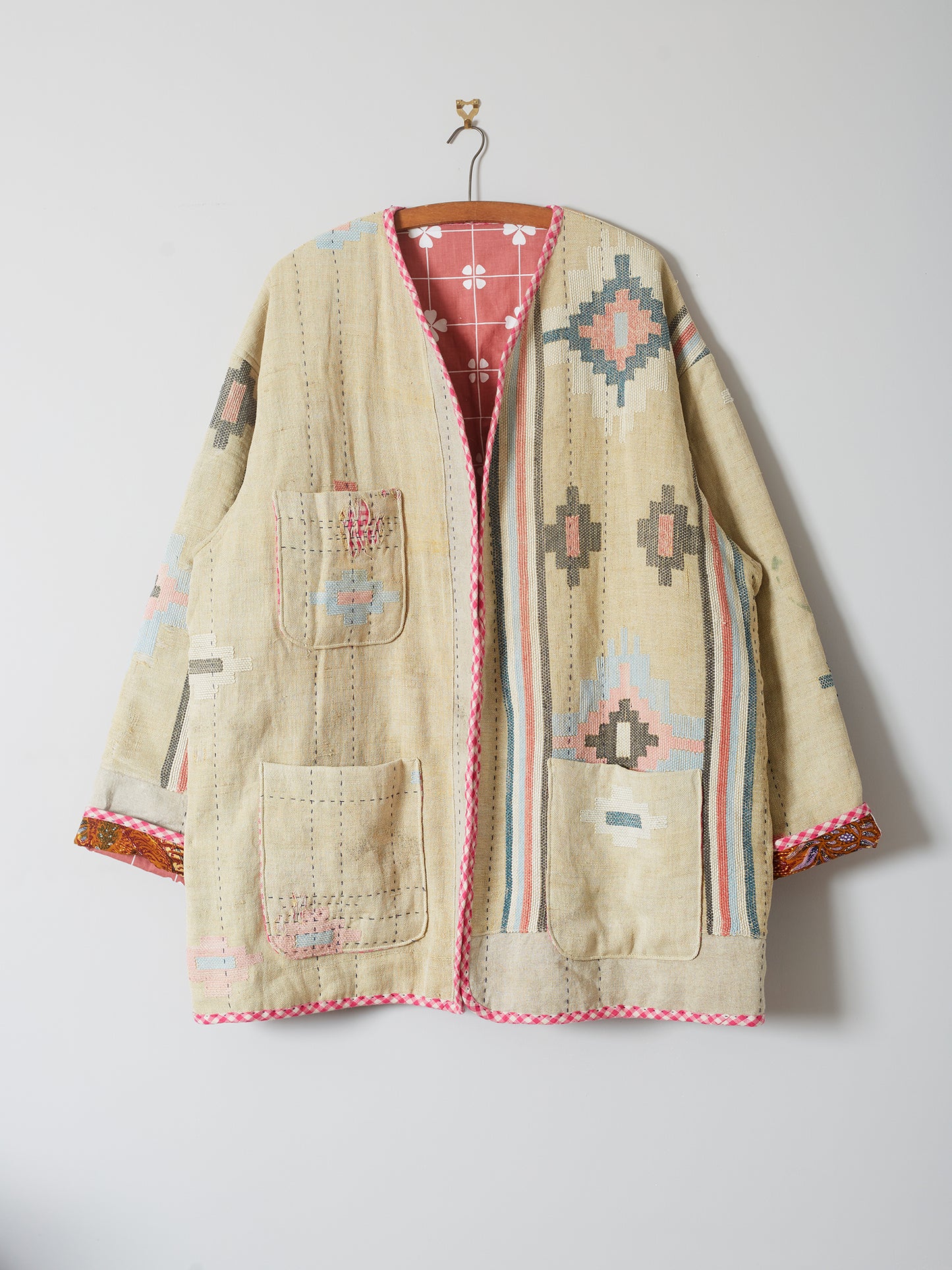 Collarless Chore Jacket - Blanket