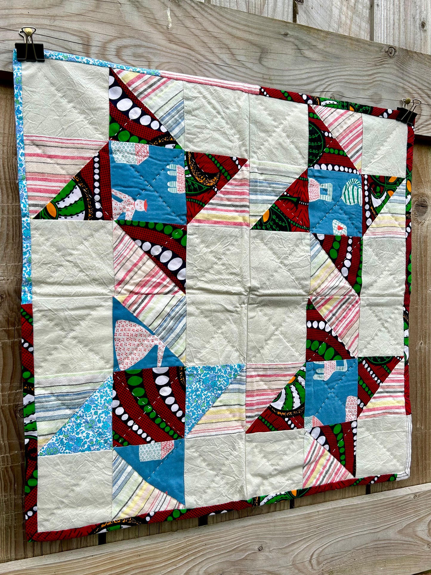 'Pinwheel' Variation Wall Hanging