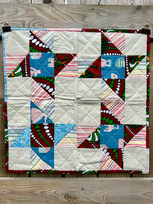 'Pinwheel' Variation Wall Hanging