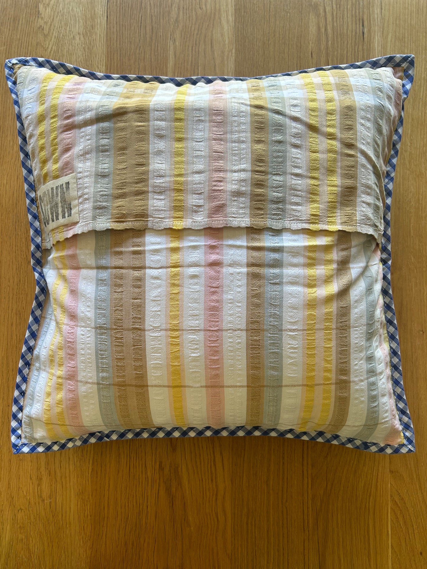 Autumn 'Broken Dishes' Quilted Cushion Cover