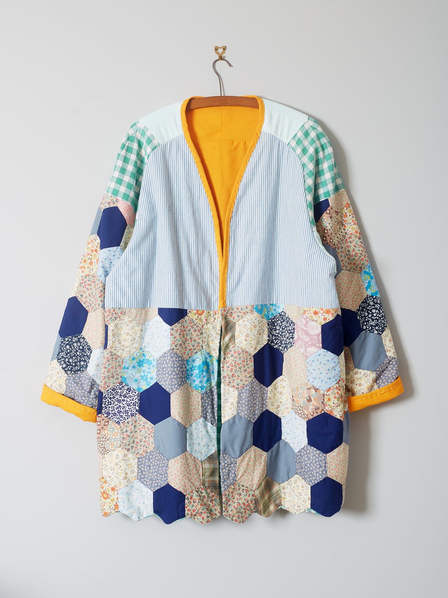 Raglan Sleeve Heirloom Jacket - Hexagon